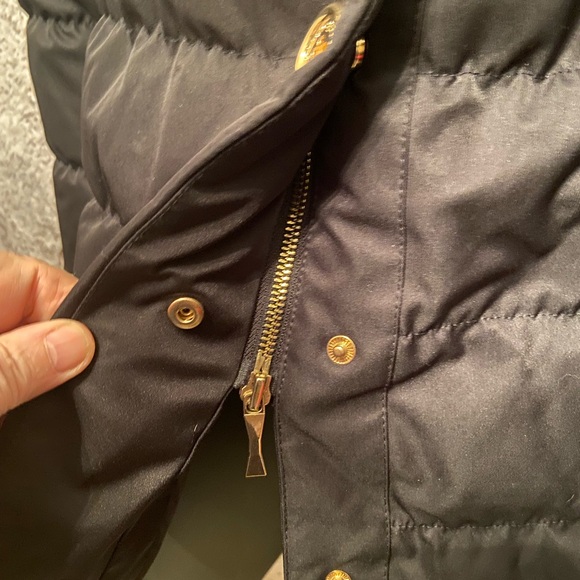 Kate Spade ♠️ Black Down Filled Puffer Bow Coat - Picture 5 of 9